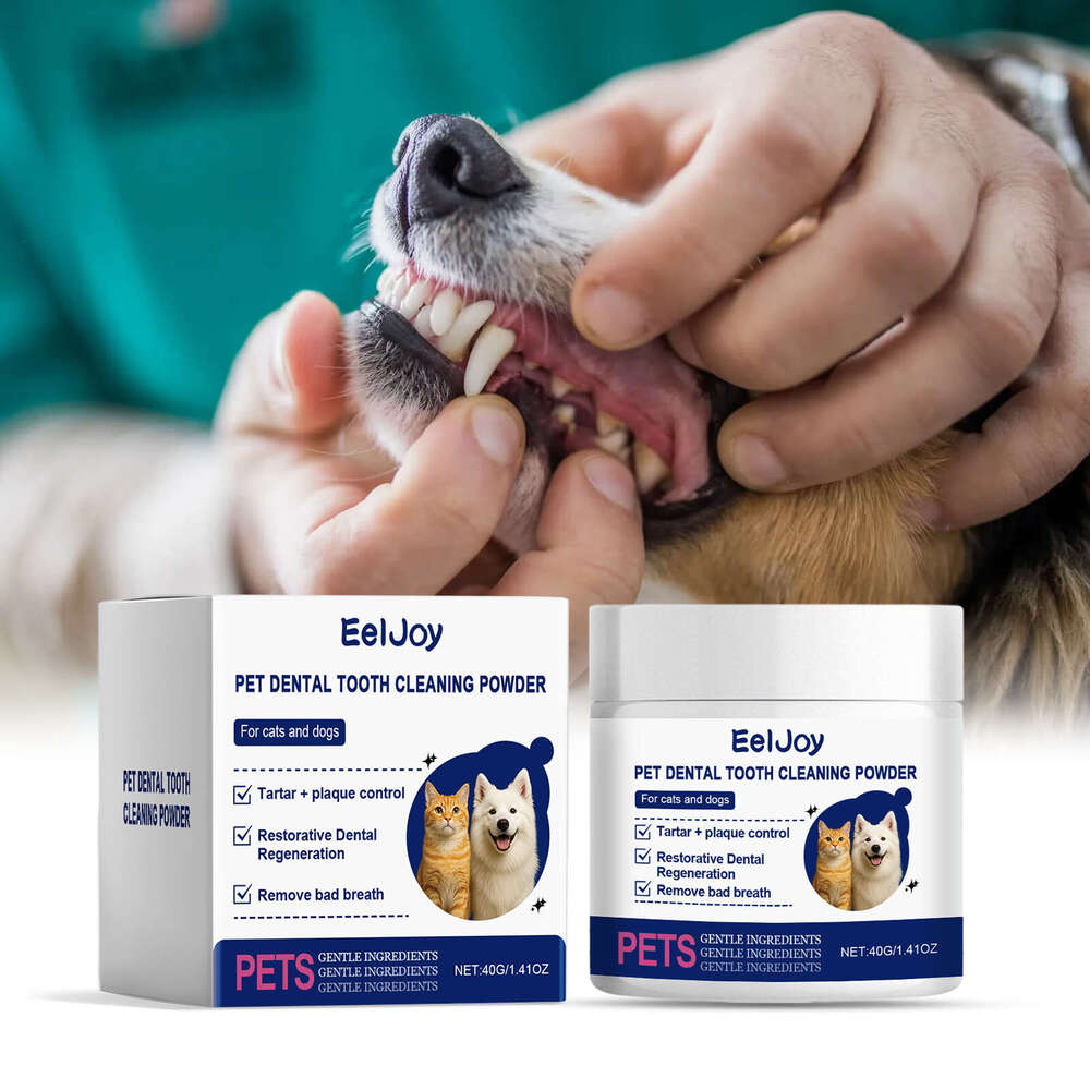 EelJoy Dental Powder Pet Gentle Cleaning Tartar Stains Oral Odor Fresh Breath S260203