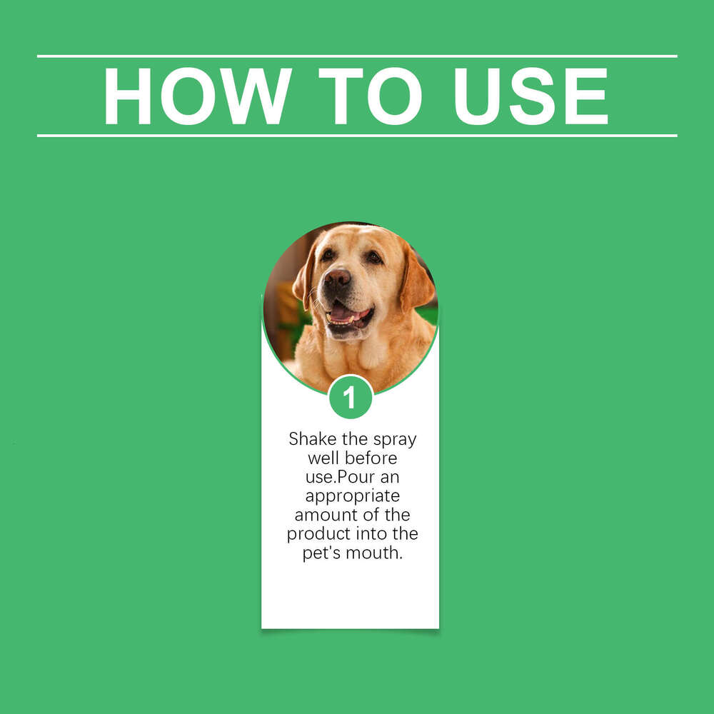 Yegbong Pet Oral Water for Dogs, Cleans Teeth, Tartar, Odor, Long-lasting Fresh Care S260203