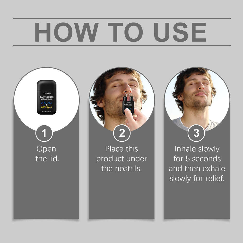 Laniska Stress Relief Daily Relaxation Body Care Nasal Inhaler S260203