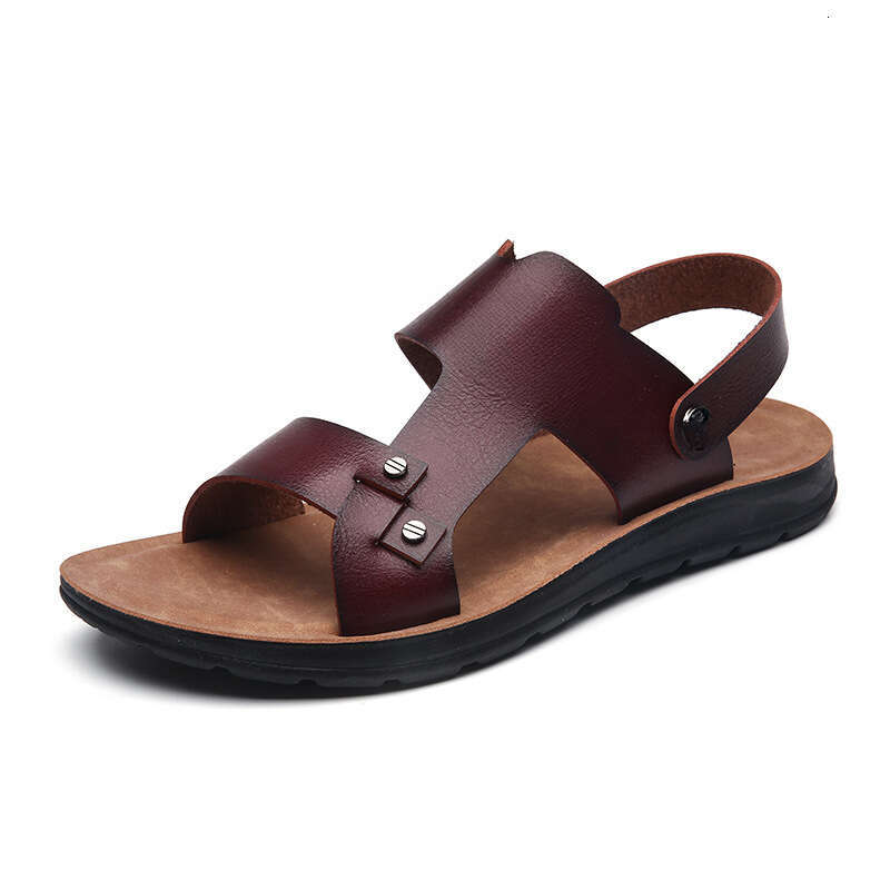 slippers designer mens sandals summer new fashion slippers mens one shoe two wear casual beach shoes mens shoes comfortable breathable casual shoes
