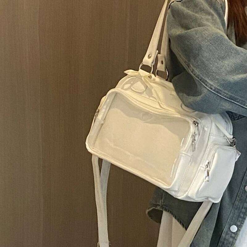 Anime Two-Dimension Japanese Uniform Jk Shoulder Large Capacity Crossbody Versatile Badge Display Bag Doll Itabag Purse C260204