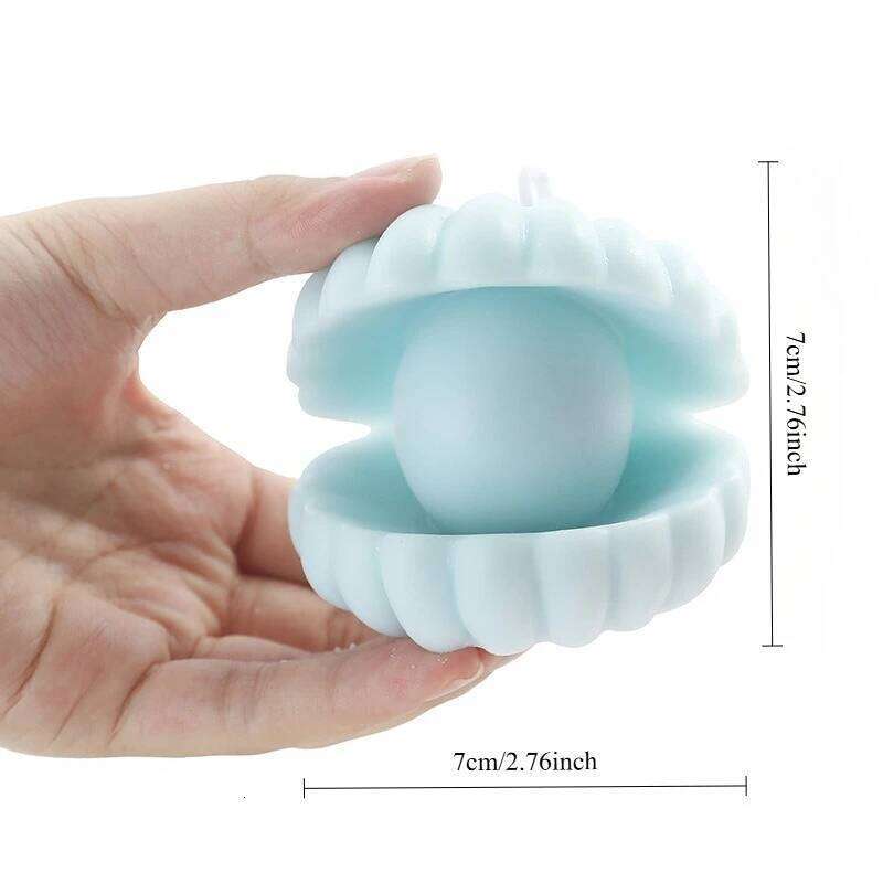 Aromatherapy Candle Pearl Shell Style Decoration Souvenir Home Fragrance Birthday Gift S260204