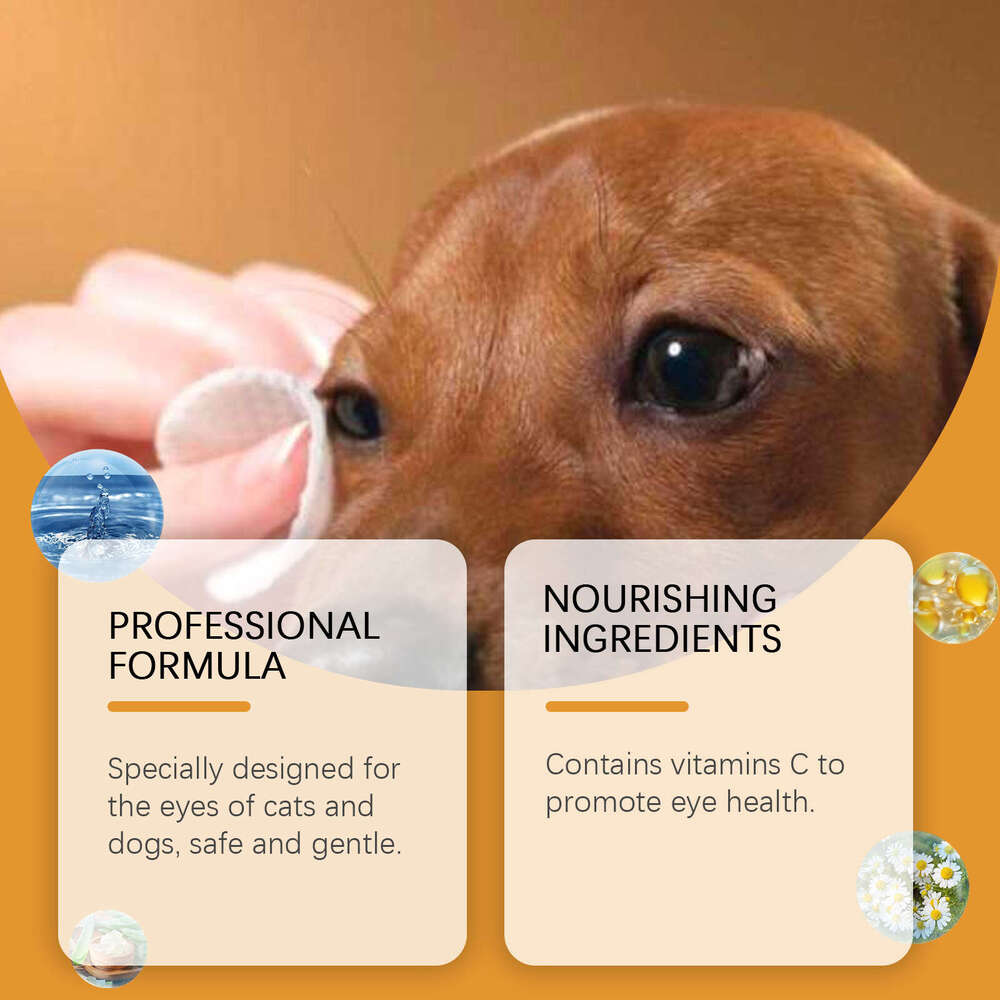 Yegbong and Dog Tear Stain Removal Cat Pet Cleaning Wet Wipes for Eye Use S260203