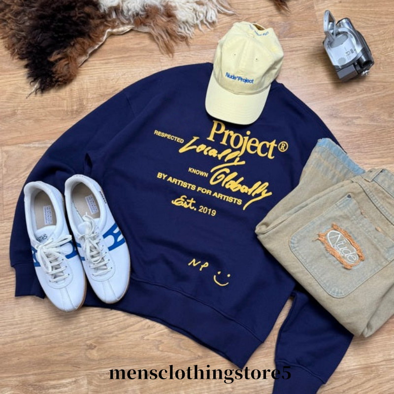 Men's Hoodies Nudes Project Hoodie Fashion Mens Womens Designers Hoodies Hooded Pullover Black Brown Classic Letter Design Pattern Man S Street