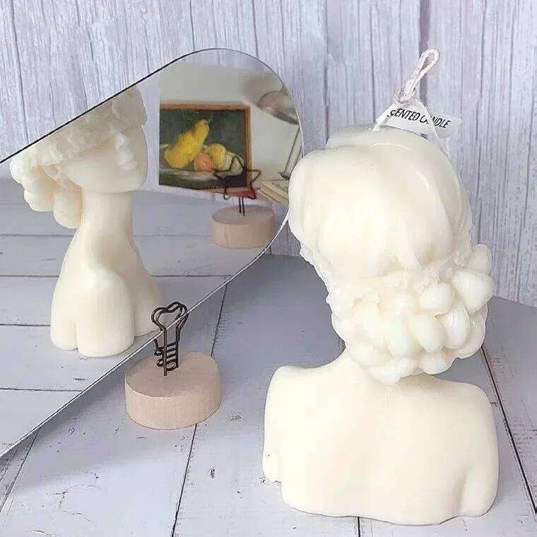 Beauty Girl Aromatic Scented Candles Dinner Wedding Guest Birthday Party Gift Souvenirs Bedroom Home Doceration S260204