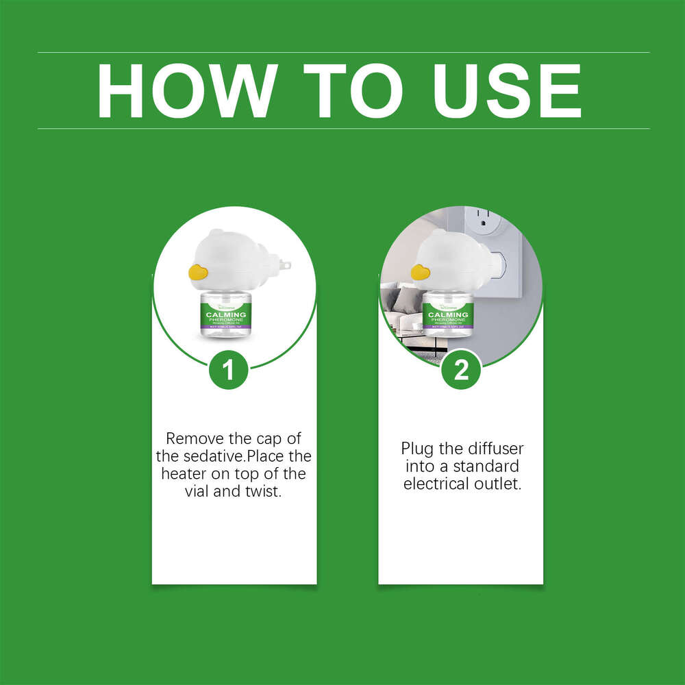 Yegbong Emotional Kit Pet Cat Comfort Calm Estrus Anxiety Noise Reduction Care S260203