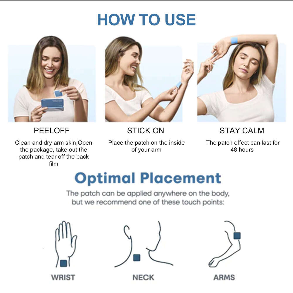 South Moon Relieve Stress Relax Body and Mind Peaceful Sleep Care Patch S260203