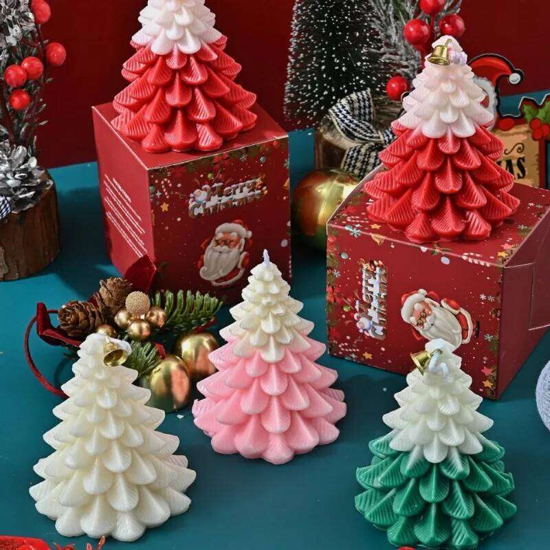 Christmas Tree Aromatherapy Home Decoration Ornaments Fragrances Candles and Souvenirs Gift S260204