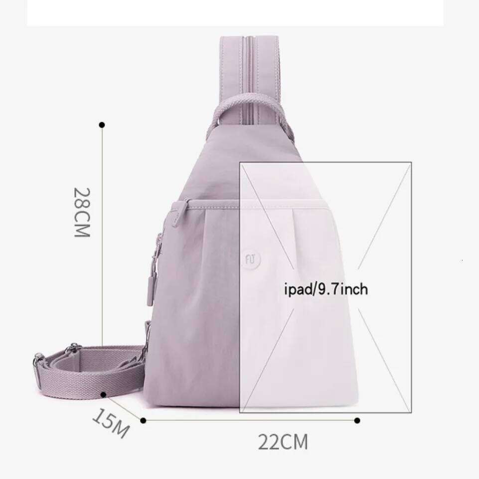 AOTIAN Multi-functional Waterproof Backpacks Chest Crossbody Shoulder Bags for Women Teenage Girls Travel Nylon Water Bottle Bag Z260204