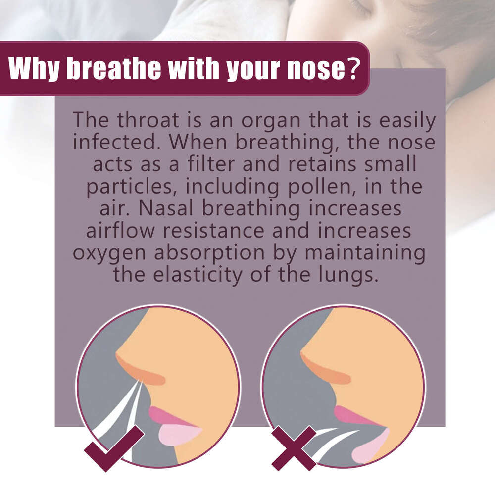 Wiieey Correction Anti-Mouth Opening Sleep Snoring Nighttime Breathing Mouth Closure Patch for Children S260203