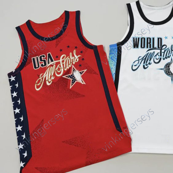 2026 World All-Star Game Jersey Mitchell Jalen Duren Anthony Edwards Curry Durant Antetokounmpo Gilgeous-Alexander Jokic Murray Wembanyama Brunson Tow