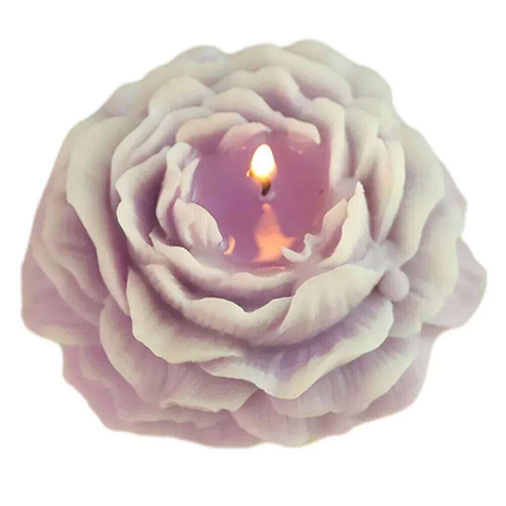 Purely Peony Shaped Candle DIY Handmade Creative Flower For Party Gifts Wedding Home Banquet Decoration S260204