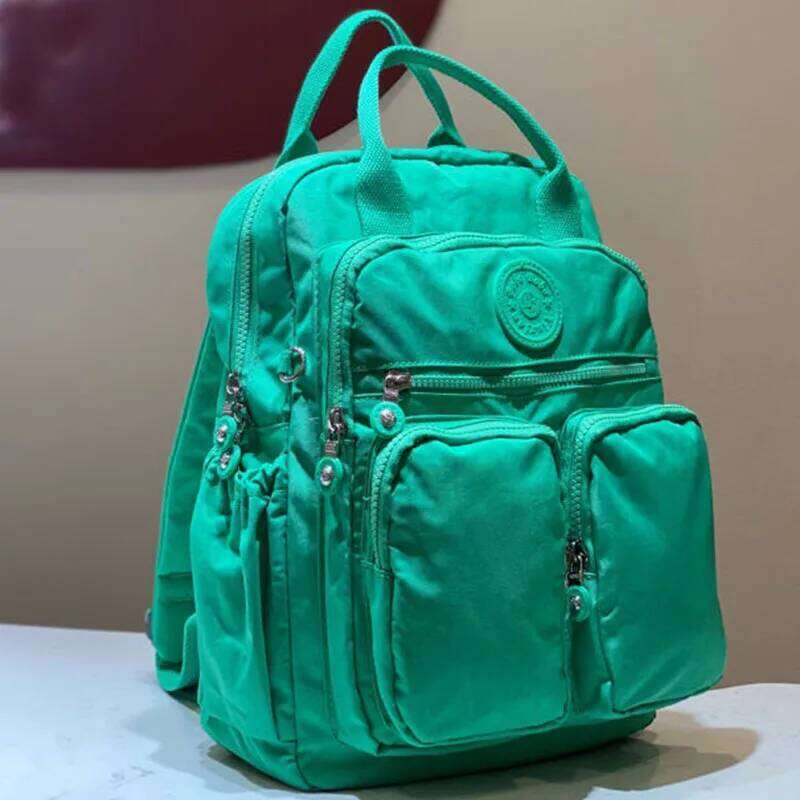 Classic Casual Korean High Quality Waterproof Women Backpack Travel Backpacks Schoolbag for Girls Solid Color Bookbag Z260204