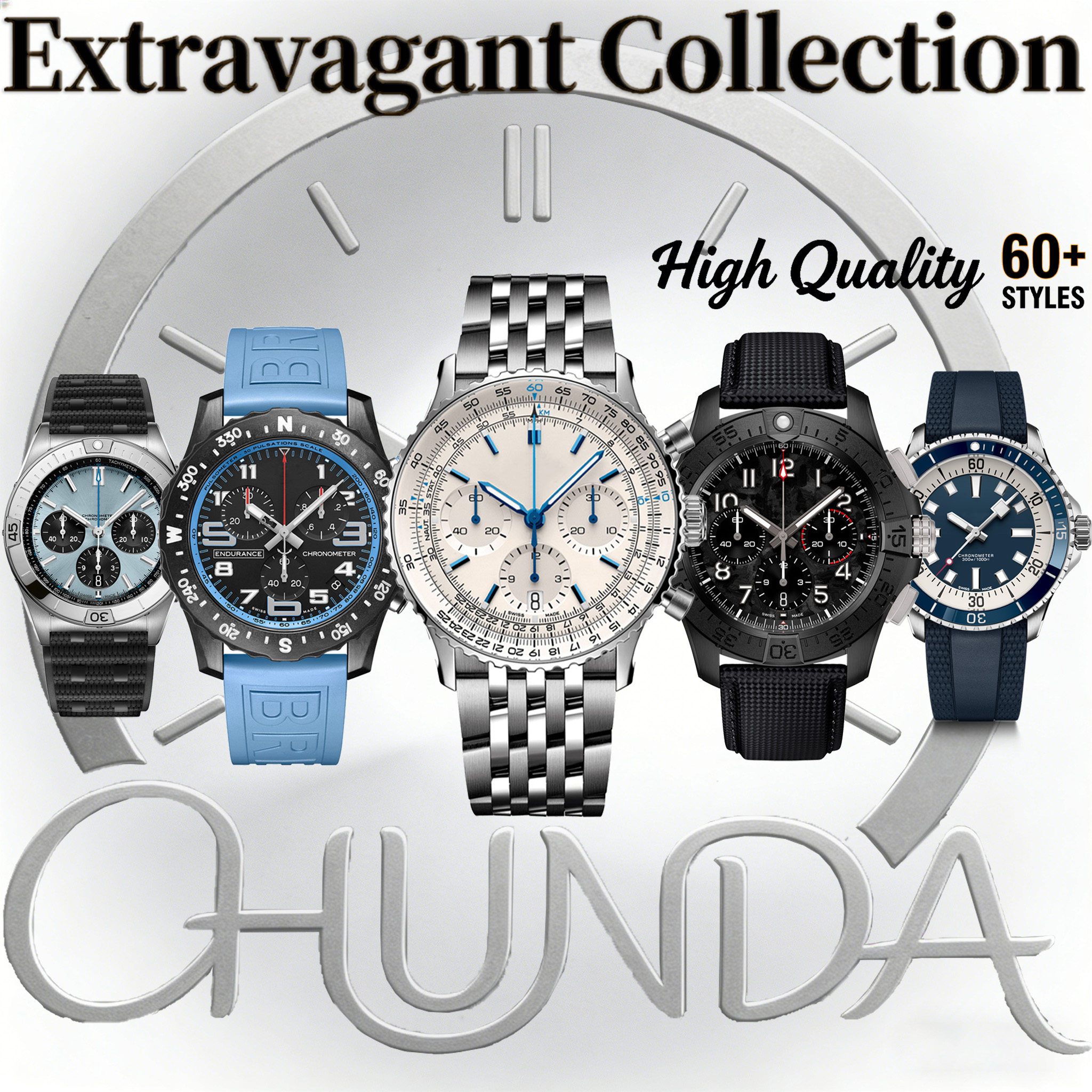 2026 10A Breitingties Watch Navitime Designer Breil Watch Elegant Men Timepiece Watch Top Quality Chronograph Leather Bands Watch Movement Automatic Quartz Watch