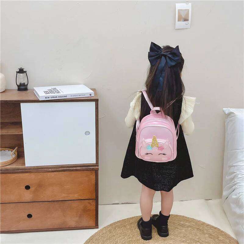 Pink Unicorn Embroidered Custom Toddler School Nursery Kindergarten Backpack Preschool Bag Girls Backpacks Z260202