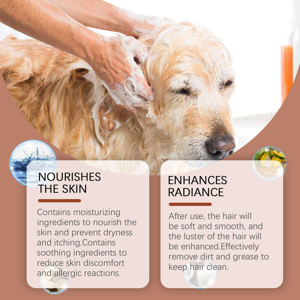 Yegbong Dog Gentle Cleaning Pet Hair Smooth Care Dog-Specific Shampoo S260203