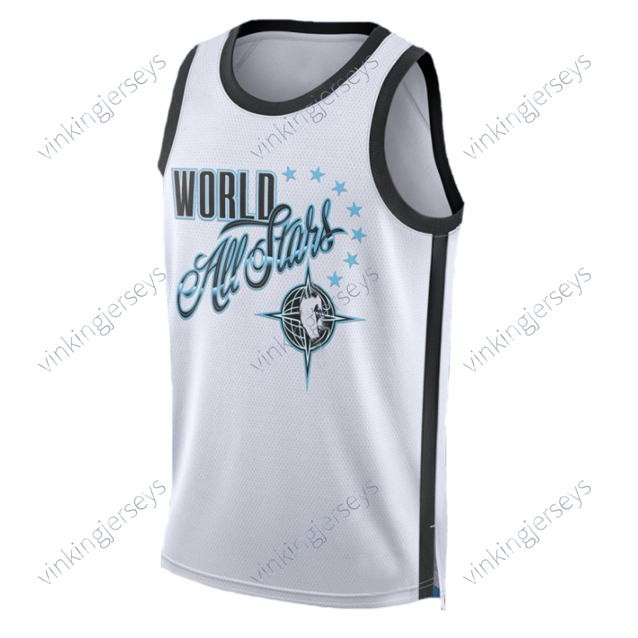 2026 World All-Star Game Jersey Mitchell Jalen Duren Anthony Edwards Curry Durant Antetokounmpo Gilgeous-Alexander Jokic Murray Wembanyama Brunson Tow