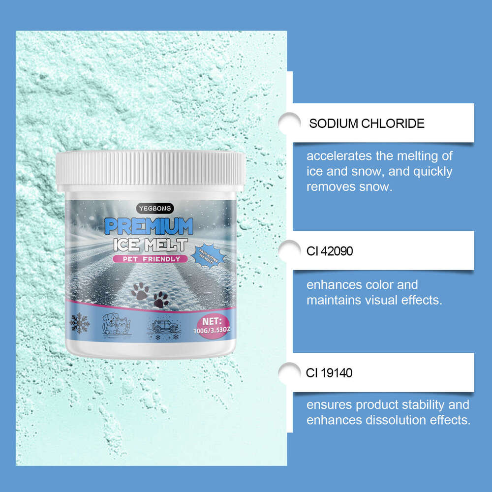 Yegbong Cat Dog Pet Ice and Snow Melter Gentle Paw Protection Anti-Slip Winter Guardian for Pets S260203