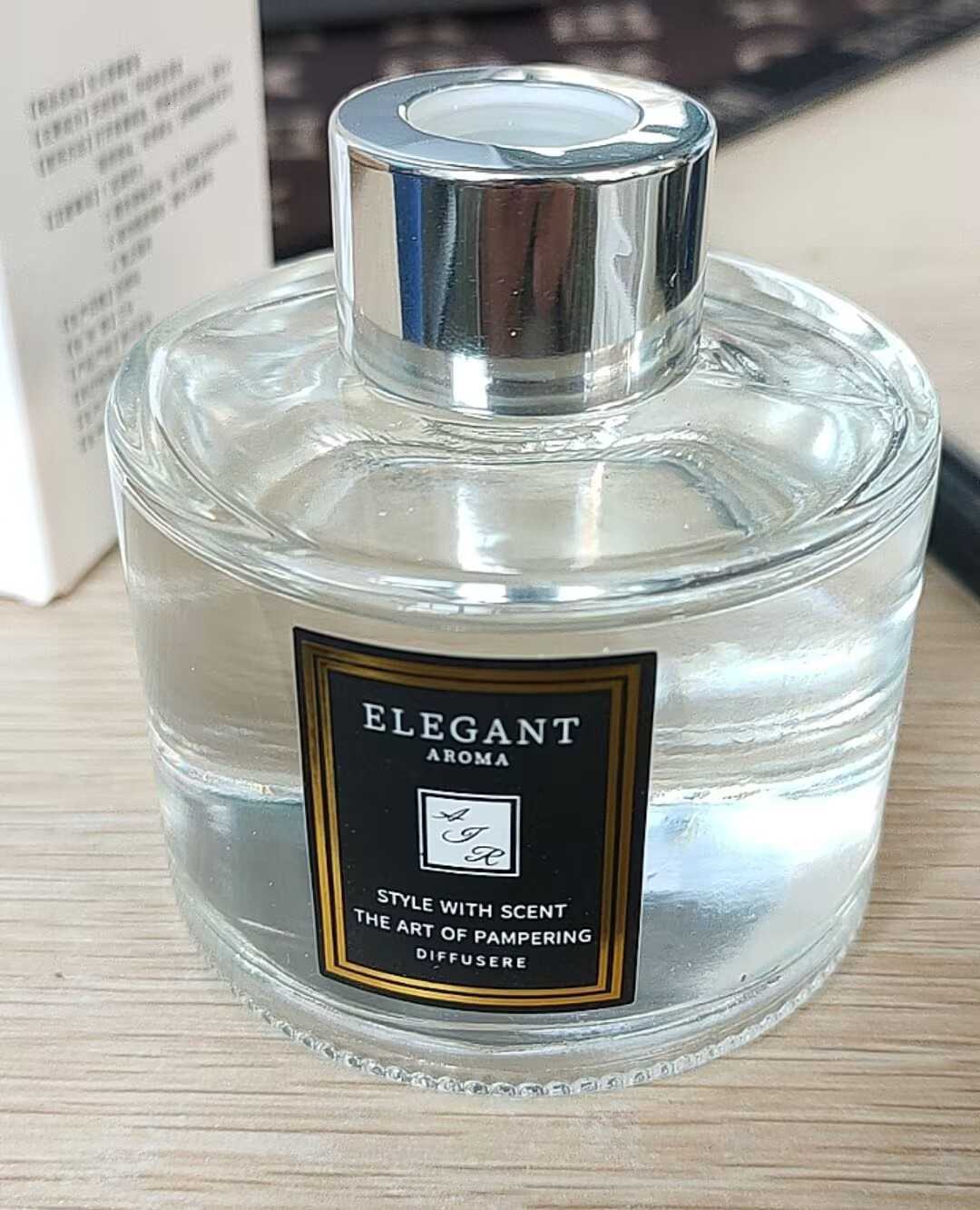 120ML Reed Diffusers Set with 5pcs Aroma Fiber Sticks Glass BottleLime basil citrus/NeroliNo Fire Aromatherapy Oil Sets X250203