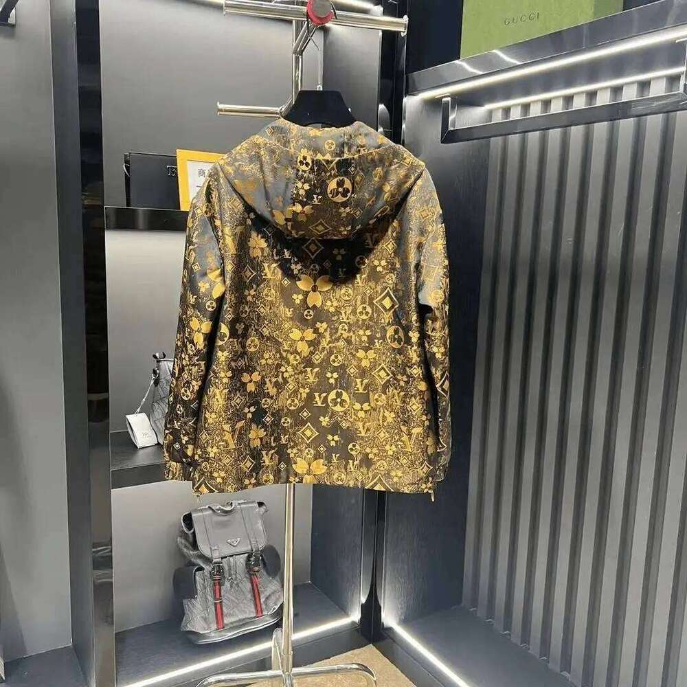 2025 Spring Summer And Women's Fashion Trendy Luxury Chameleon Full Print Casual Hooded Jacket Men's