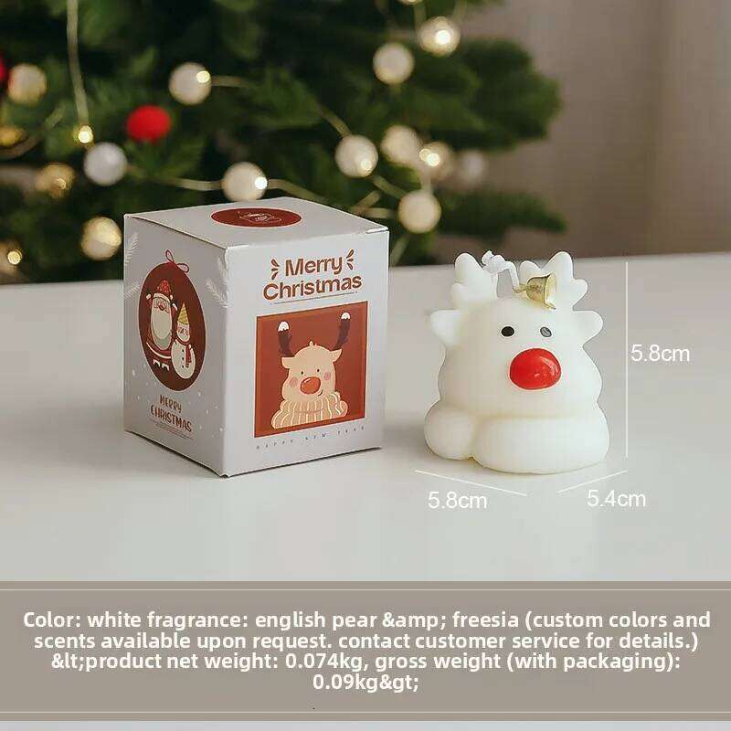 Christmas Aromatherapy Candles with Gifts Handmade Atmosphere Fragrance Candle Santa Claus Festival Decoration S260204 c9a