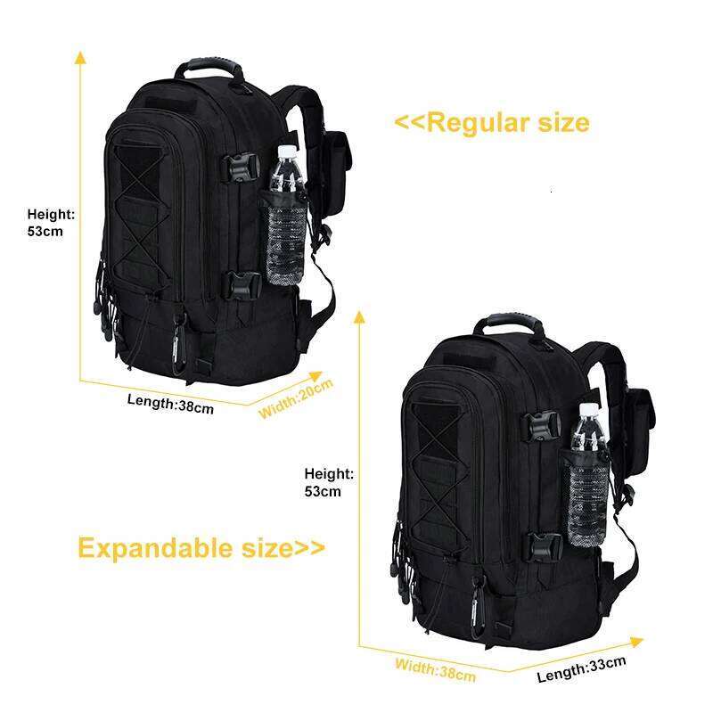 Large Capacity 40L 65L Outdoor Tactical Military Tactics Travel Hiking Camping Fishing Tool Backpack for Men Women Z260204