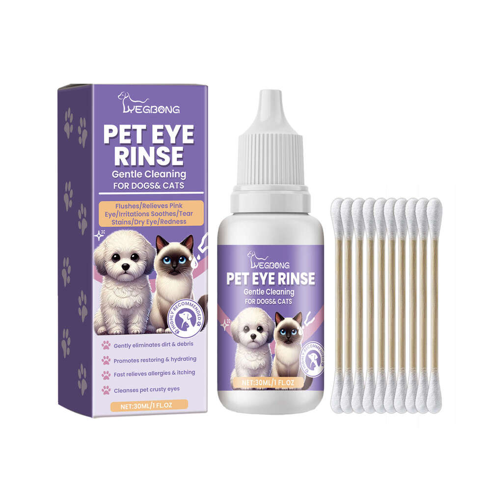 Yegbong Pet-Specific Wash Gentle Cleaning for Pet Cats and Dogs Dirt Moisturizing Eye Care S260203