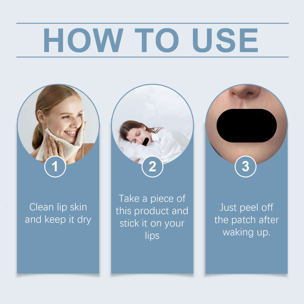 Ximonth Gentle for Quiet Nighttime Sleep Improvement Effective Snoring Relief Care Patch S260203