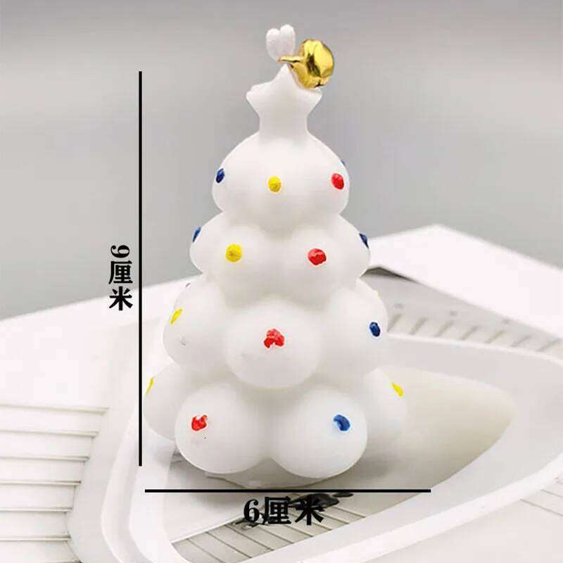 Tree Aromatherapy Atmosphere Sense Wedding Souvenir Gift Handmade Fragrance Christmas Decoration Styling Candle S260204