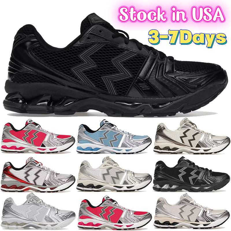 Local Warehouse K14 designer running shoes stock in USA Pink Glow White Midnight Cream Black Metallic Plum Blue Pure silver Arctic Sky men women sneakers trainers