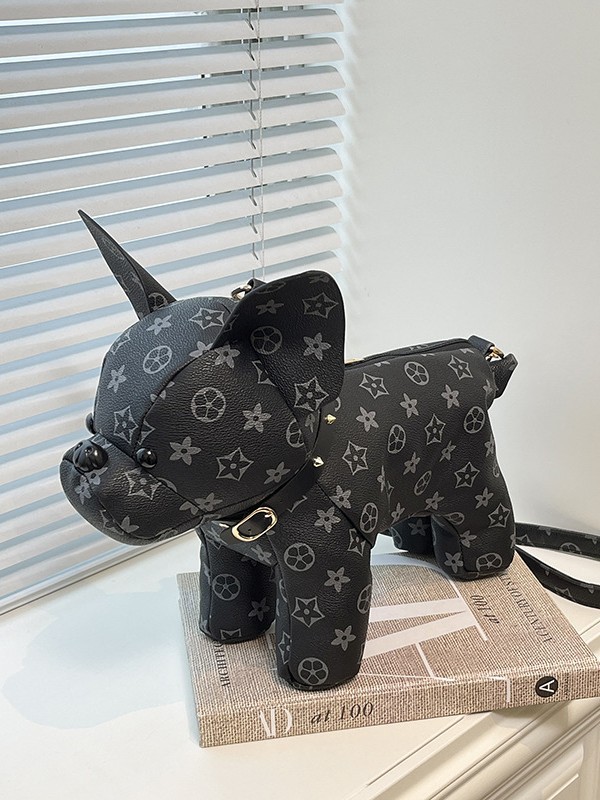 Free delivery shoulder bag Fashionable and Cute French Cow Cartoon Bag Single Shoulder Crossbody Bag Printed