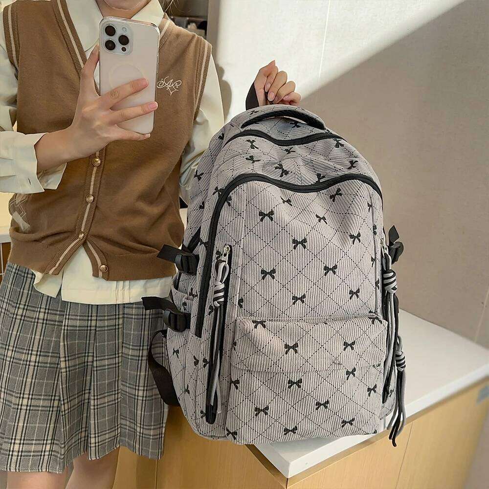 Striped for Women's Fashion, Large Capacity Leisure Backpack, Outdoor Hiking, Lightweight Travel Backpack Z260202