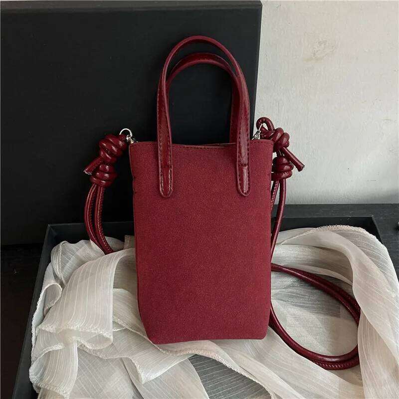 Retro Niche Leopard Print Women's Autumn and Winter Versatile Messenger Super Fire Suede Mobile Phone Small Square Bag C260204