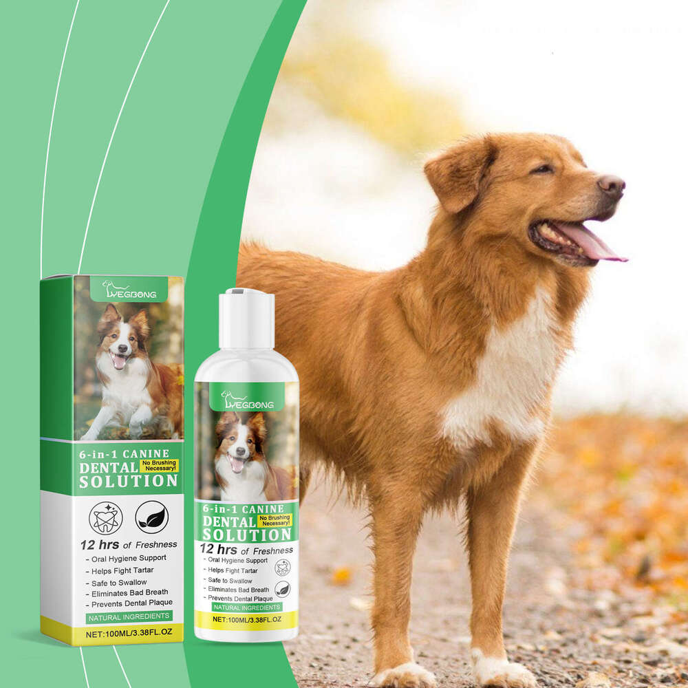 Yegbong Pet Oral Water for Dogs, Cleans Teeth, Tartar, Odor, Long-lasting Fresh Care S260203