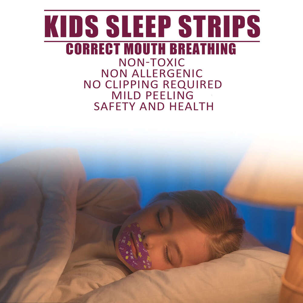 Wiieey Correction Anti-Mouth Opening Sleep Snoring Nighttime Breathing Mouth Closure Patch for Children S260203