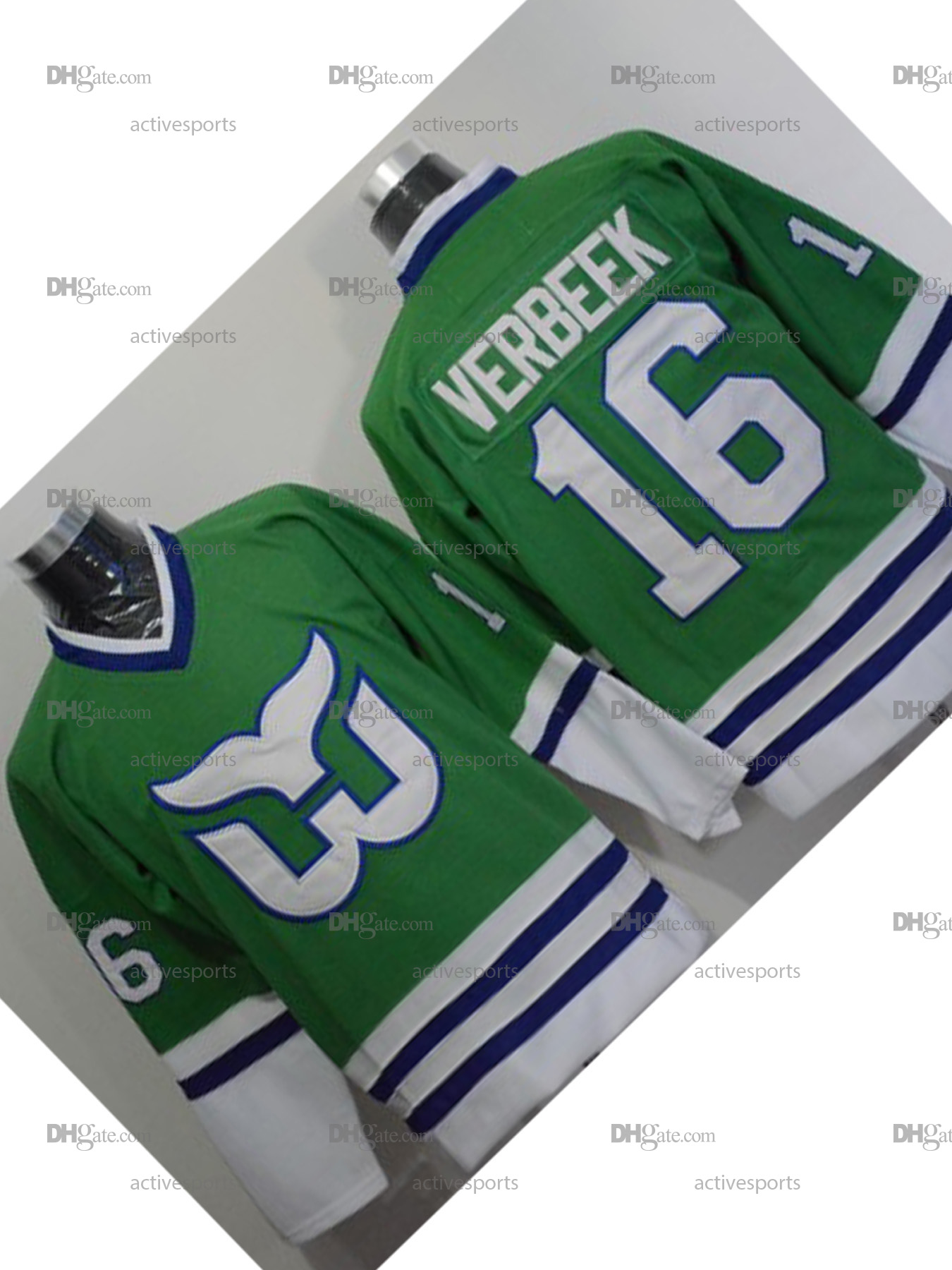 Custom Hartford Whalers 9 GORDIE HOWE Jersey 10 FRANCIS 11 DINEEN 16 VERBEEK 26 FERRARO 1 LIUT