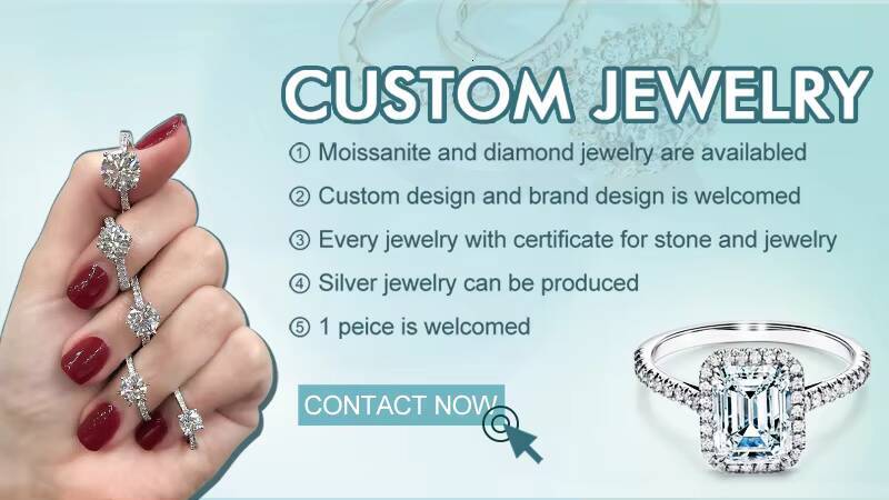 Fine Jewelry Custom 10K White Gold Round Cut Lab Diamond Bangles for Women Gift