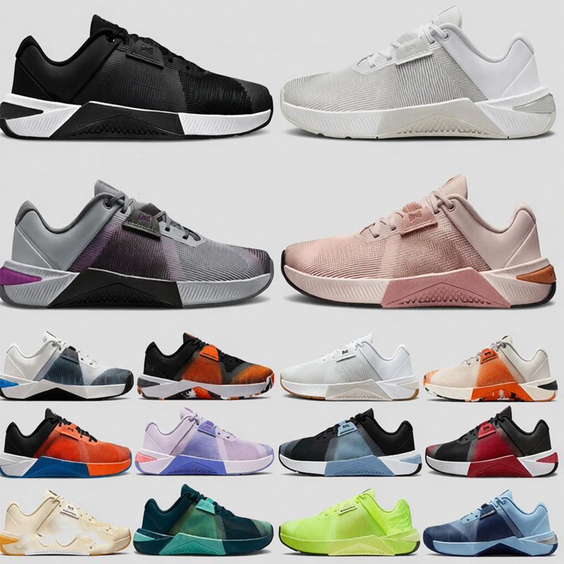Metcon 10 running shoes men women classic ventilate mesh White Black Gum Vivid Purple Pink Orange slip-resistant Rubber outdoor sports shoes Size 36-45