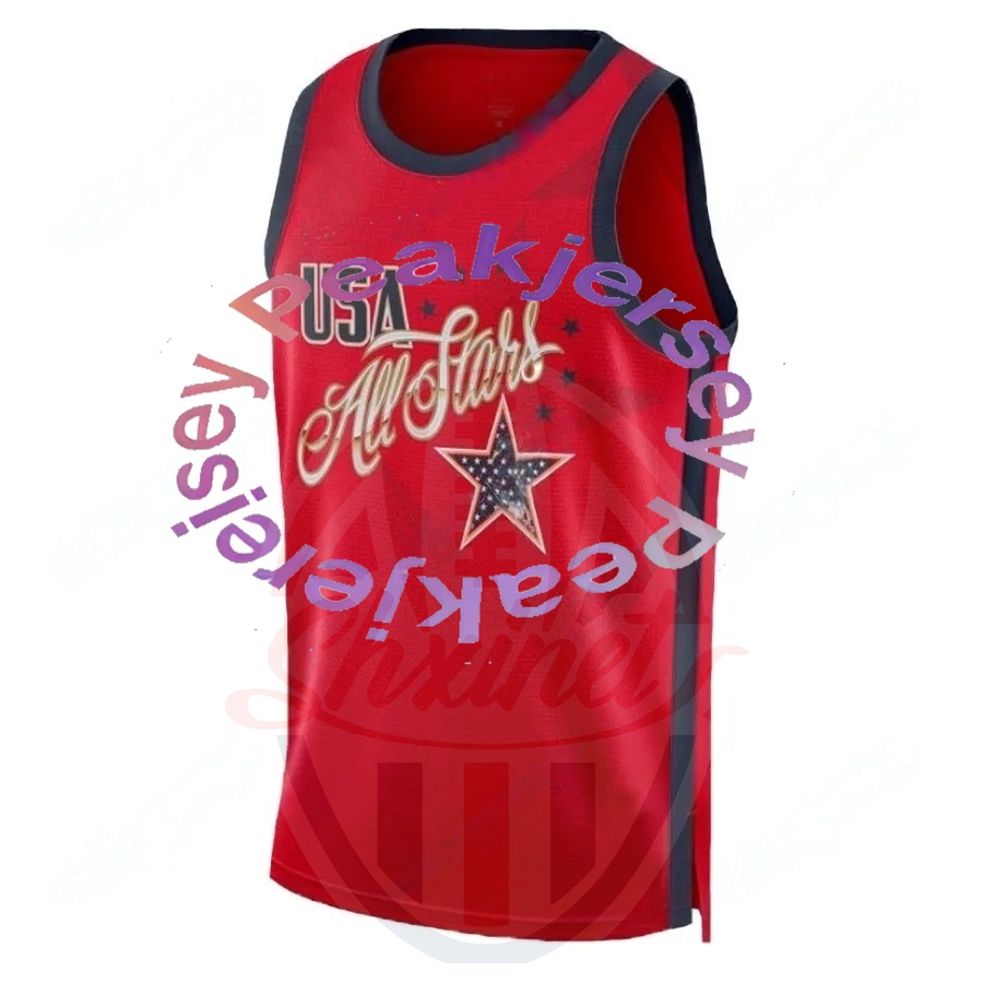 Personalized Custom 2026 ALL-STAR GAME Basketball Jersey Doncic LeBron James Jalen Brunson Stephen Curry Jaylen Brown Tyrese Maxey Jalen Johnson Antho