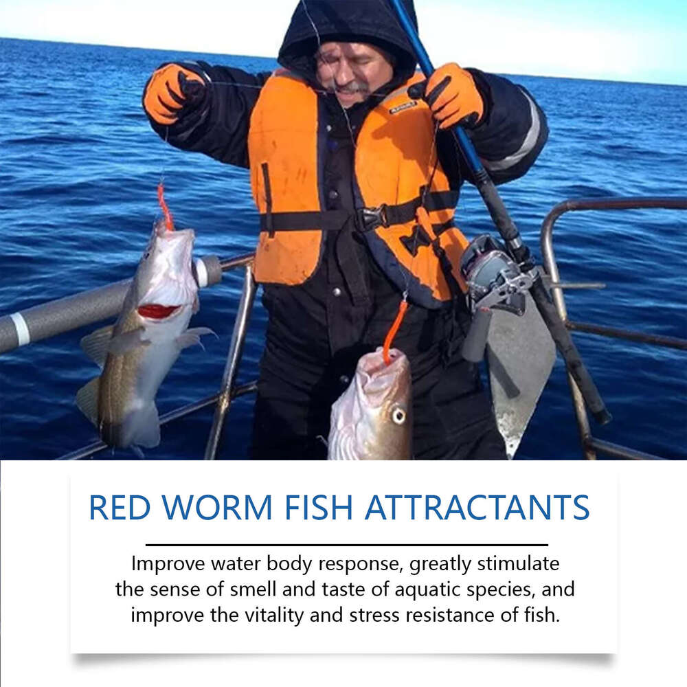 HozoneX Red Worm Formula Bait Food Additive Wild Fishing Fish Attractant S260203