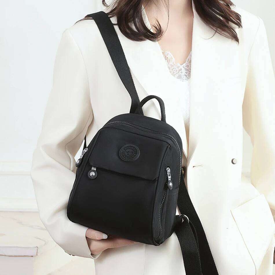New Women's Waterproof Casual Travel Bagpack for Teenage Girl High Quality Nylon Rucksack School Bookbag Small Backpack Z260202