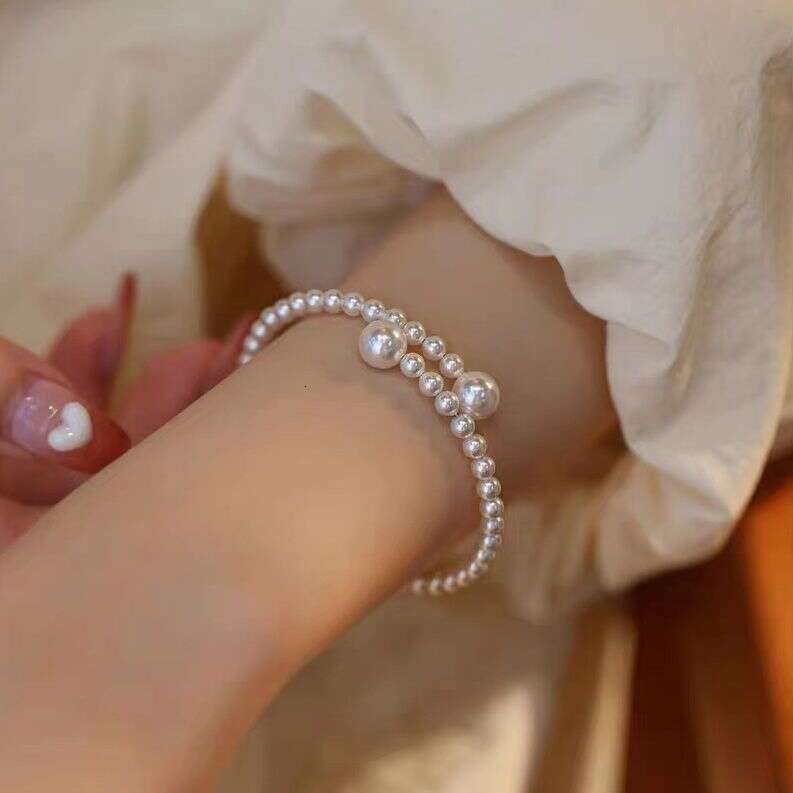 French Retro Pearl for Women Light Luxury Socialite Style Elegant High-end Niche Design Simple Versatile Fashion Bracelet - view 3