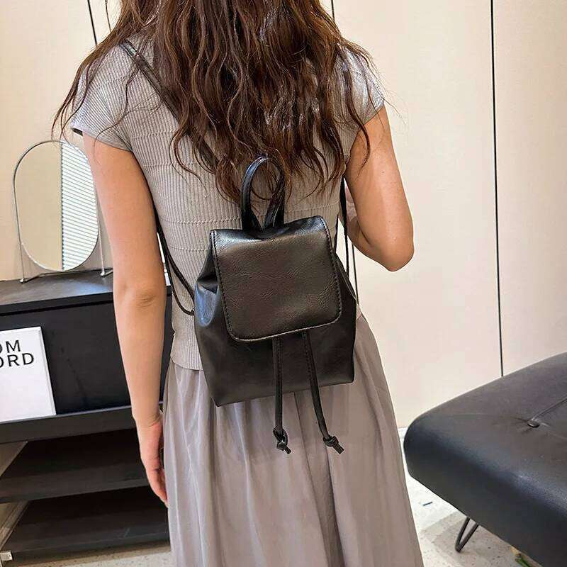 Backpack for Fashion Retro Brown Women Shoulder Cute Backpacks Back To School Bags Mochilas De Hombre Z260204