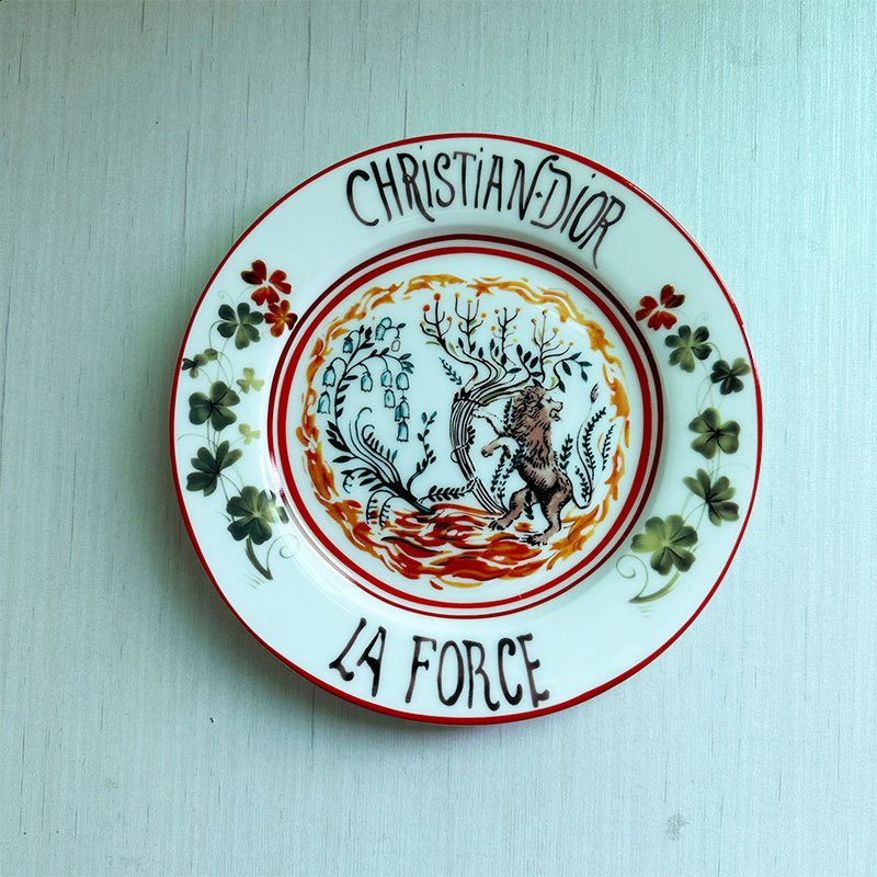 European Style Personalized Creative Plating Decoration Ceramic Tableware Dijia Series Cold Dish Steak Plate Gift Box Gift 260204