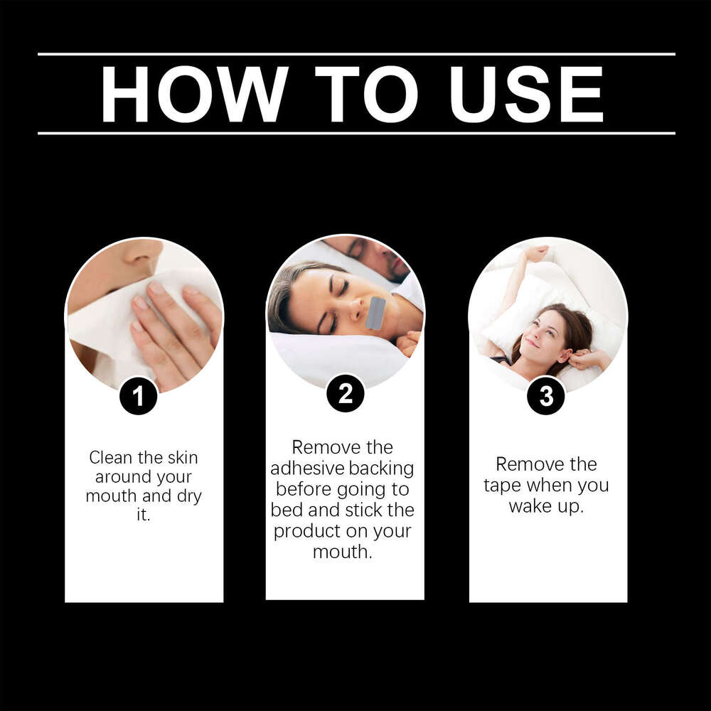 Ximonth Nighttime Anti-Snoring Comfortable Quiet Sleep Gentle Ingredients Daily Care Patch S260203