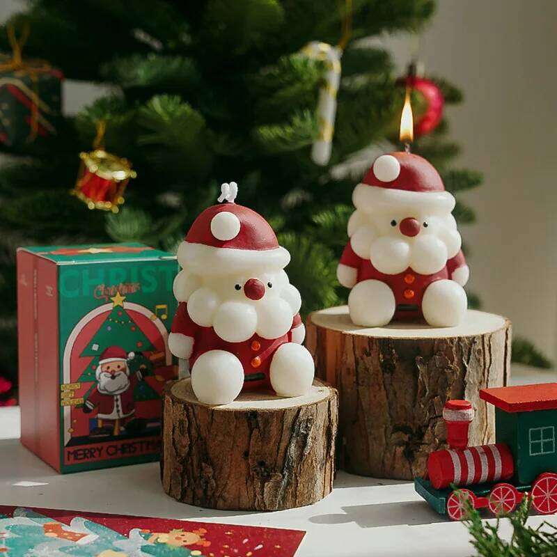 Christmas Aromatherapy Candles with Gifts Handmade Atmosphere Fragrance Candle Santa Claus Festival Decoration S260204 c9a