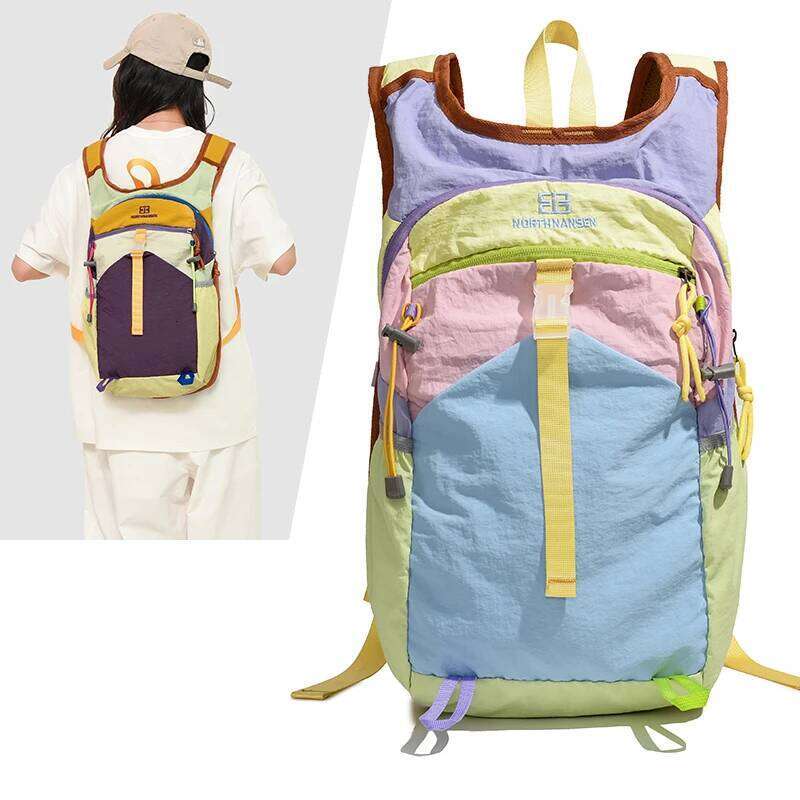 Fashionable Casual Backpack, Dopamine Contrasting Color, Suitable for Commuting Travel Backpacks, Student Backpacks Z260204