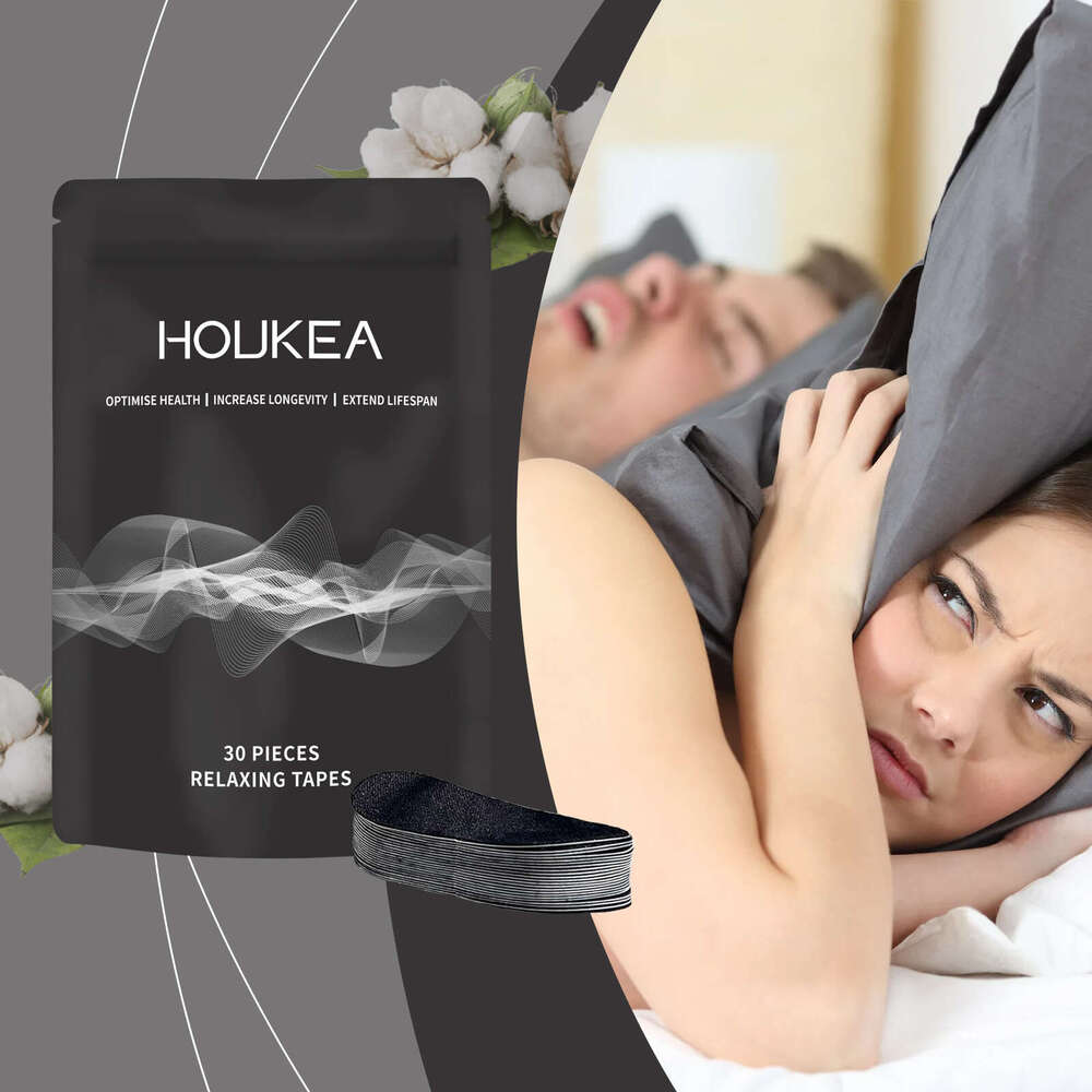 Houkea Anti-Snoring Nighttime Reduces Mouth Opening Snoring Gentle Care Calming Night Rest Sleep Patch S260203
