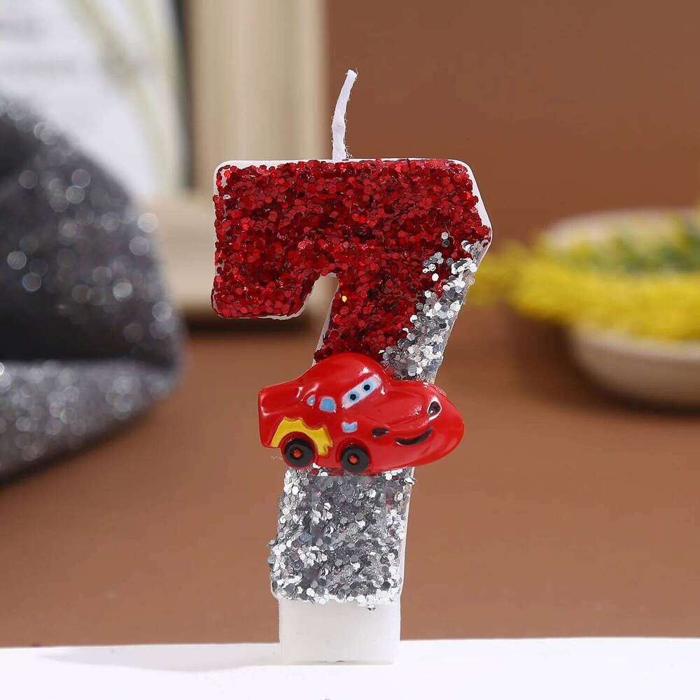 Lightning McQueen Creative Digital Candle Atmosphere Supplies S260204