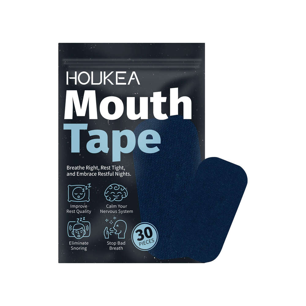 Houkea Quiet Comfortable Sleep Correction Mouth Tape Anti-Snoring Seal Patch S260203